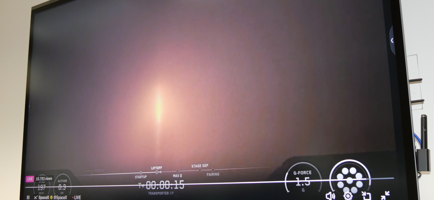 Erfolgreicher Liftoff